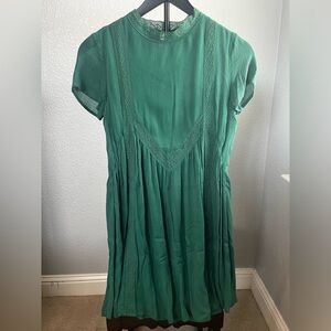 Francesca's Collections Green Mini Dress
